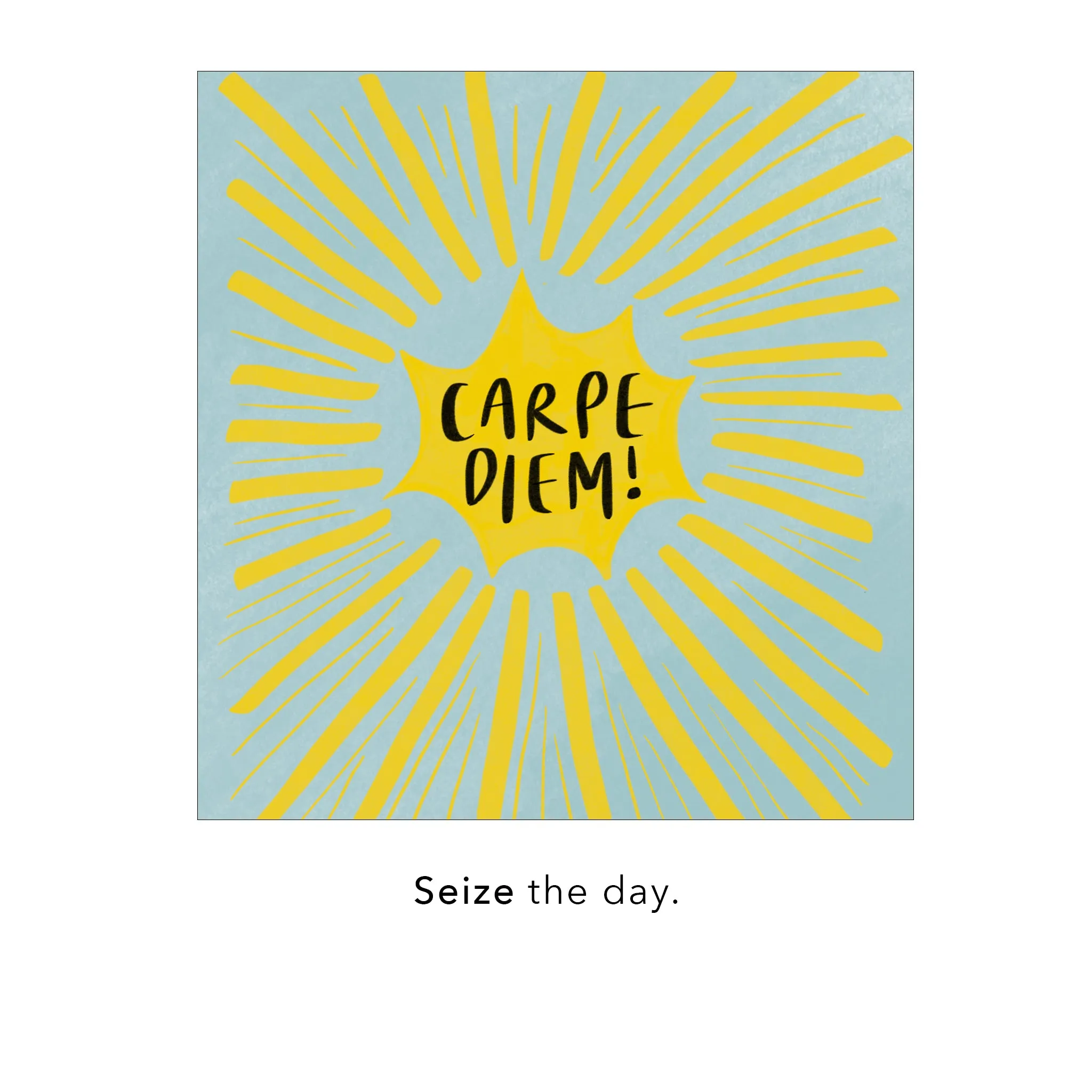 "Carpe Diem" Charm Necklace Large