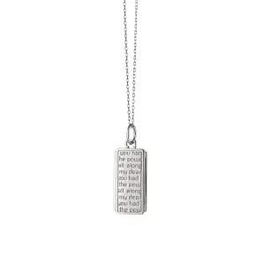 "Dorothy" Sterling Silver Medallion