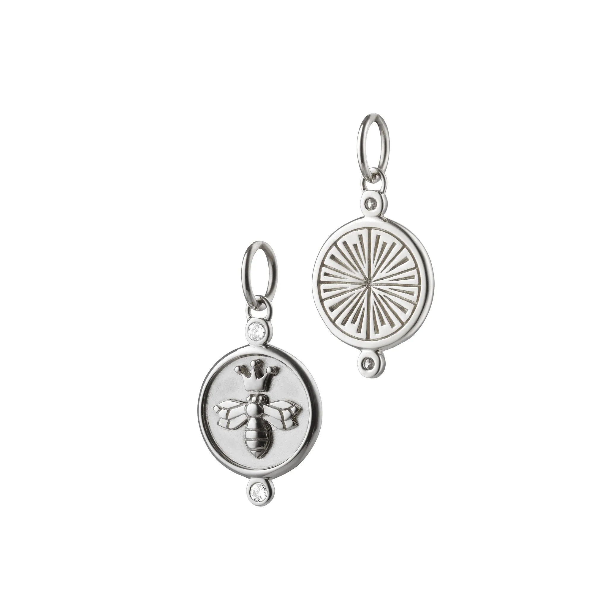 "Queen Bee" Charm with Sapphires