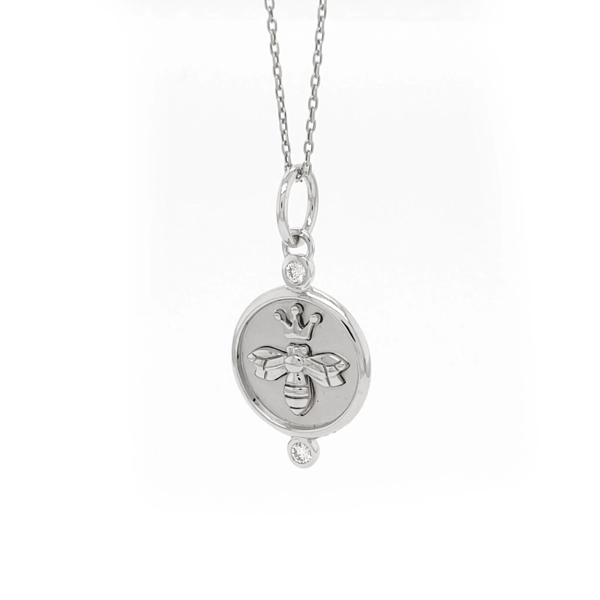 "Queen Bee" Charm with Sapphires