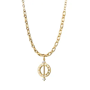 "Time is Precious" Audrey 18K Gold Necklace