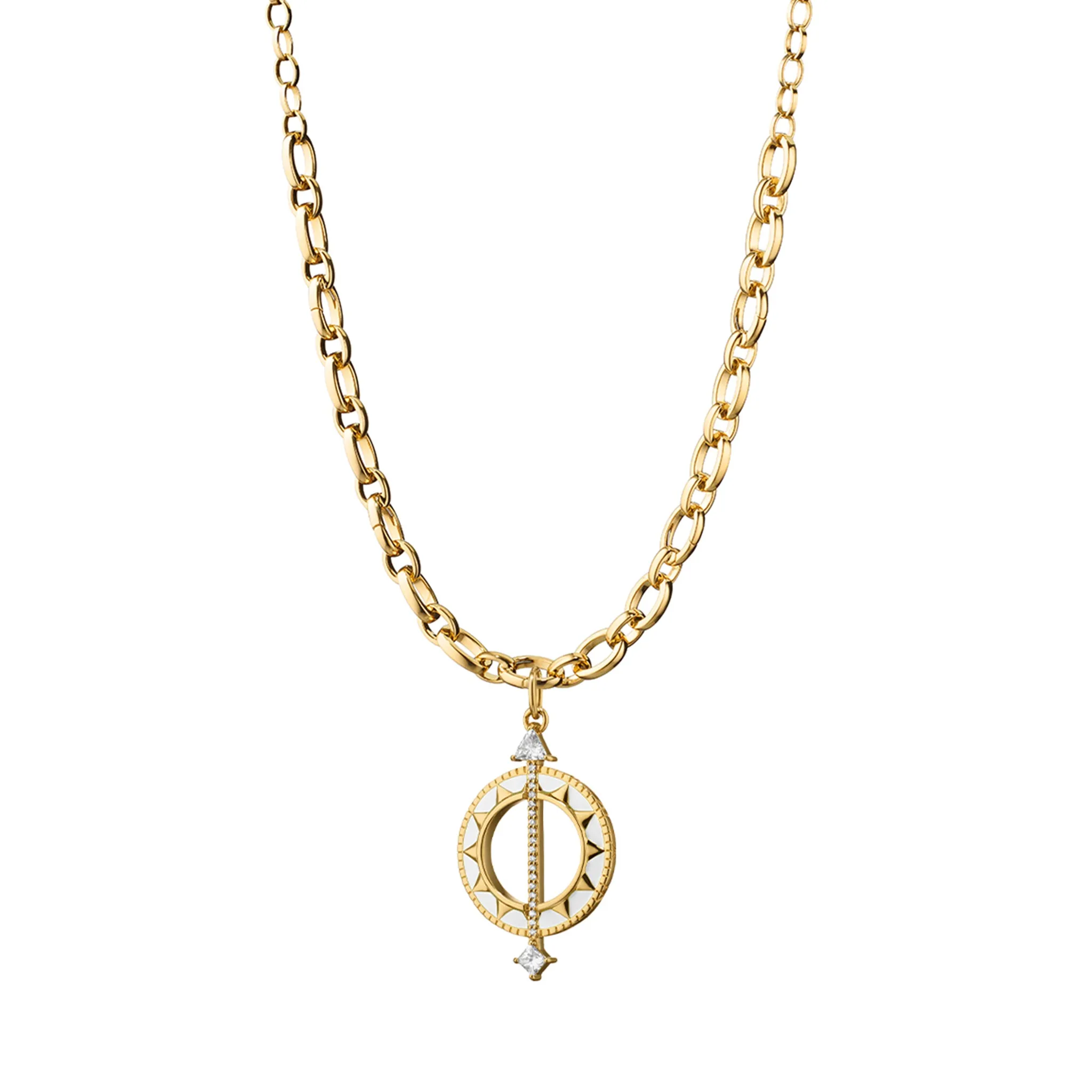 "Time is Precious" Audrey 18K Gold Necklace