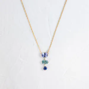 Rainwater 3-Stone Necklace