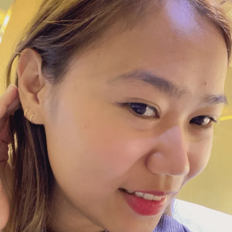 Real Gold Round Small Helix Piercing Earring Set 2113 E1739