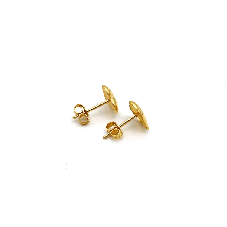 Real Gold Small Heart Earring Set 0088 E1502
