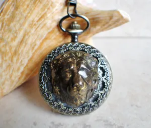 Regal Lion Battery Operated Pocket Watch