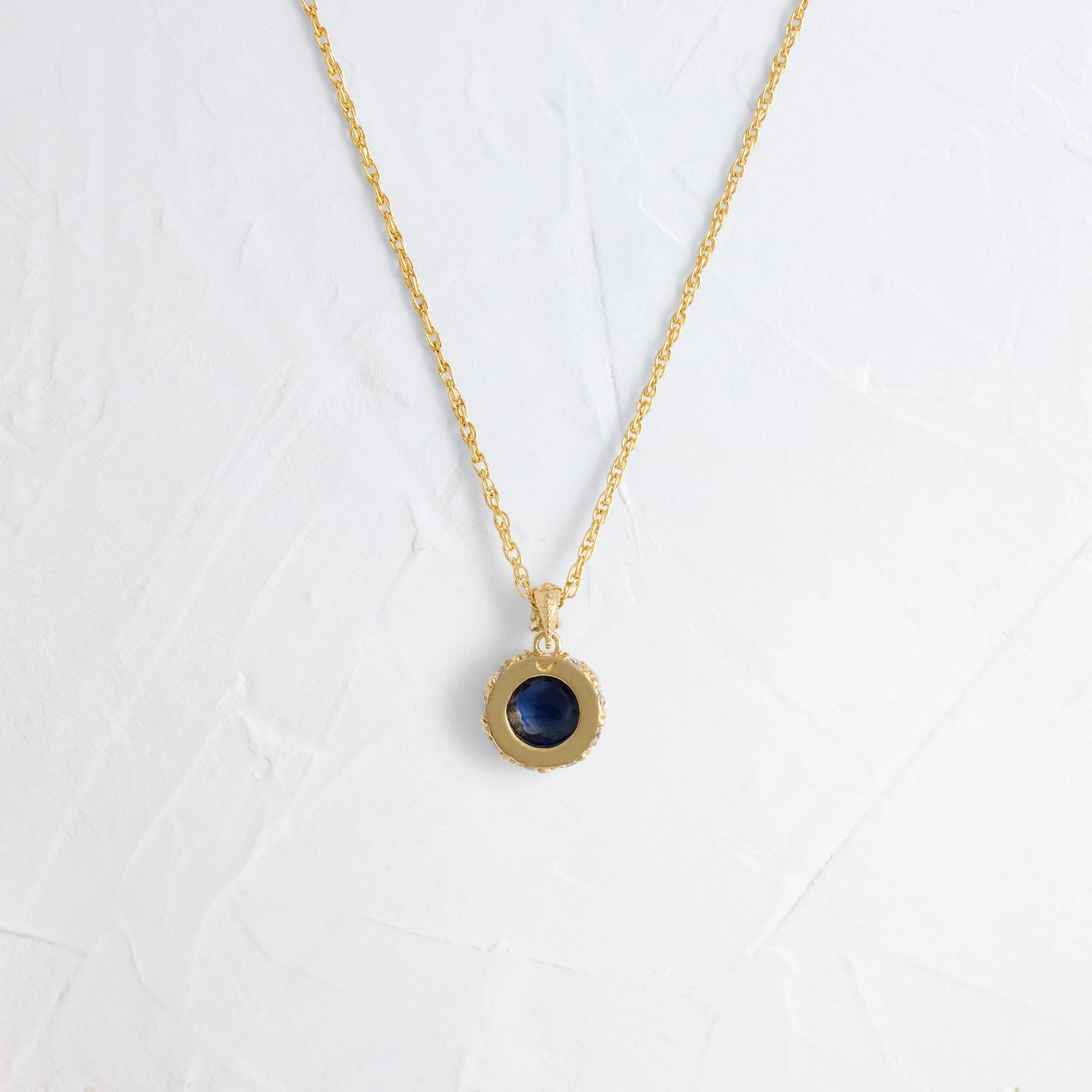 Reminisce Necklace, Blue Sapphire
