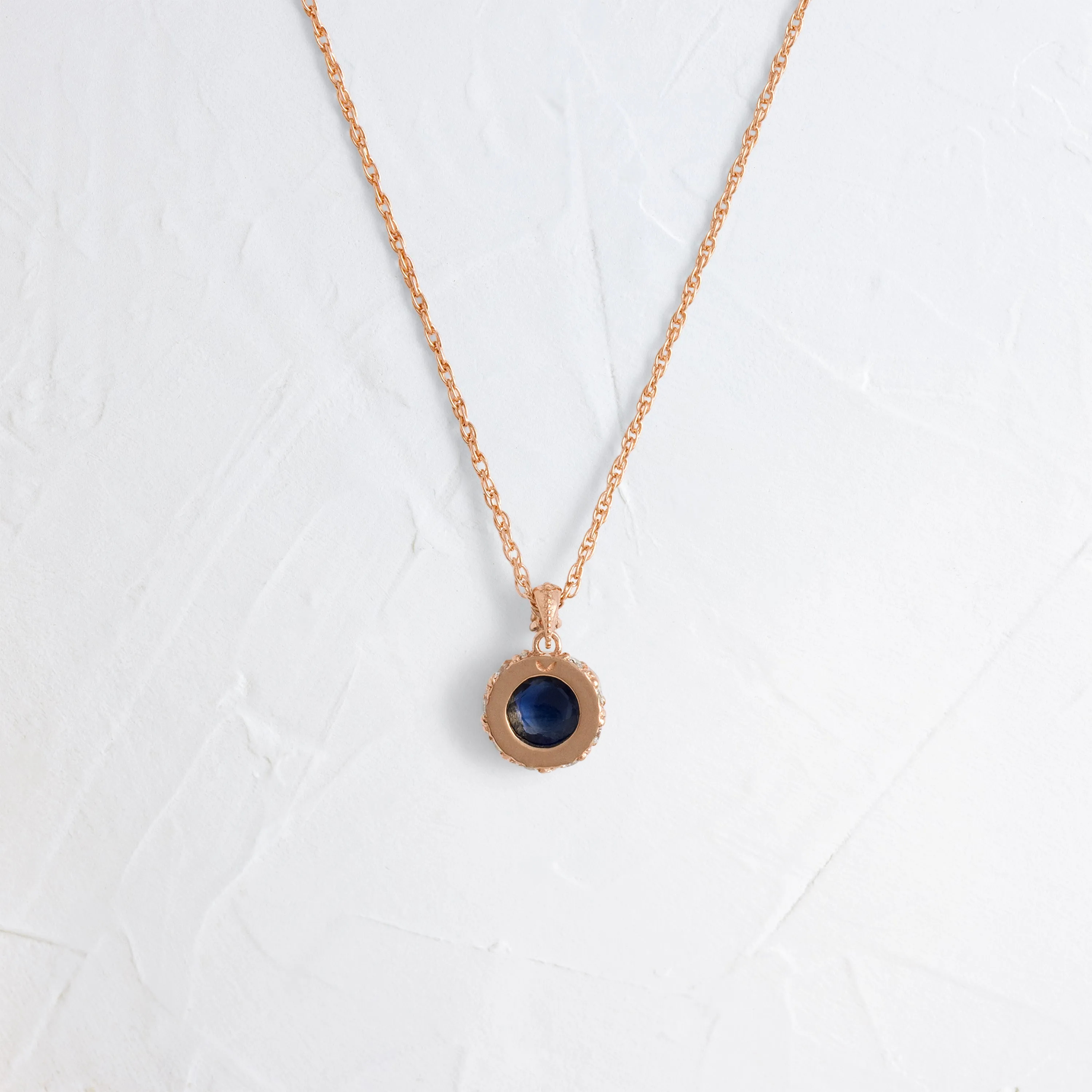 Reminisce Necklace, Blue Sapphire