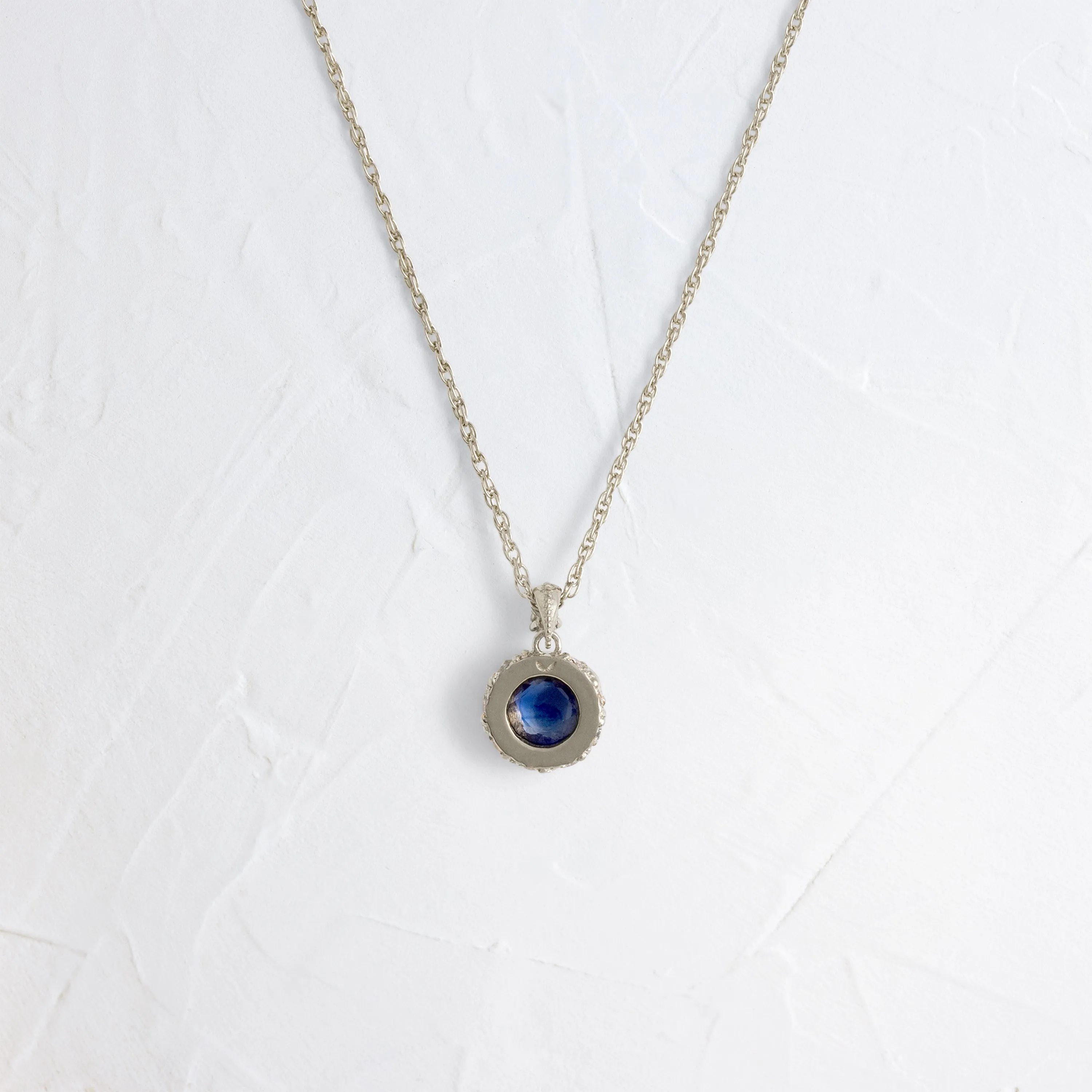 Reminisce Necklace, Blue Sapphire