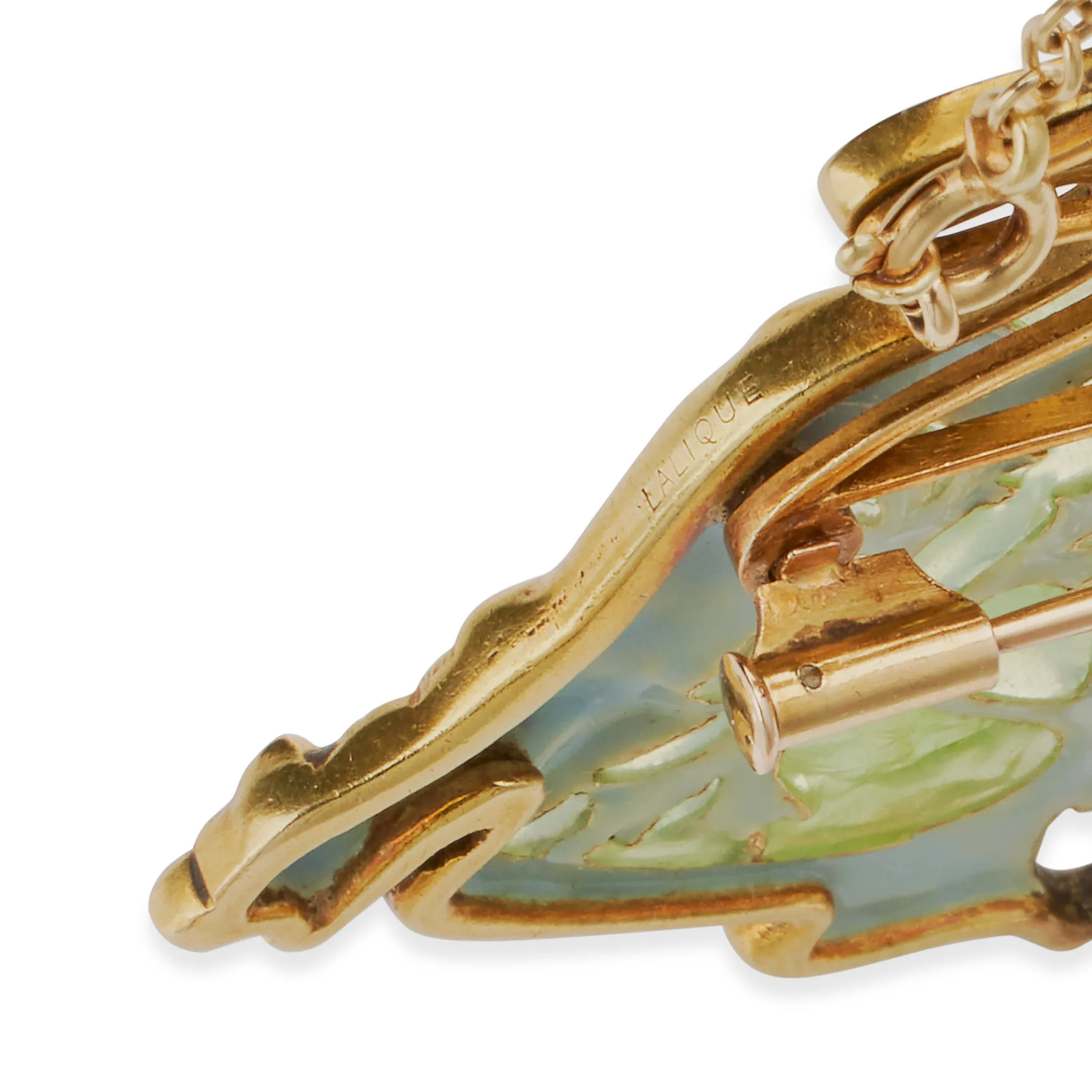 Ren?? Lalique "Breton Lion" Pendant Brooch
