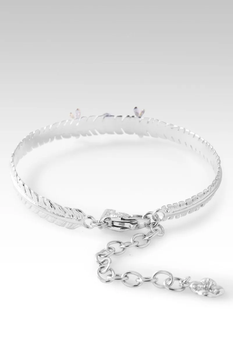 Rhodium Changes Within Bracelet? in White Zircon