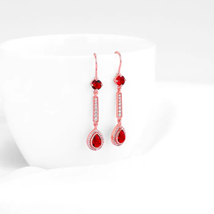 Rose Gold Always Love Earrings
