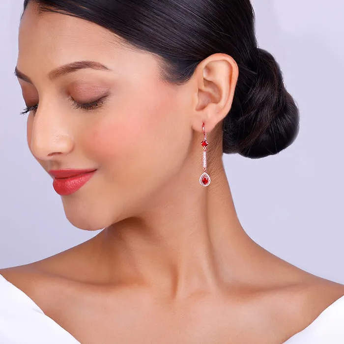 Rose Gold Always Love Earrings