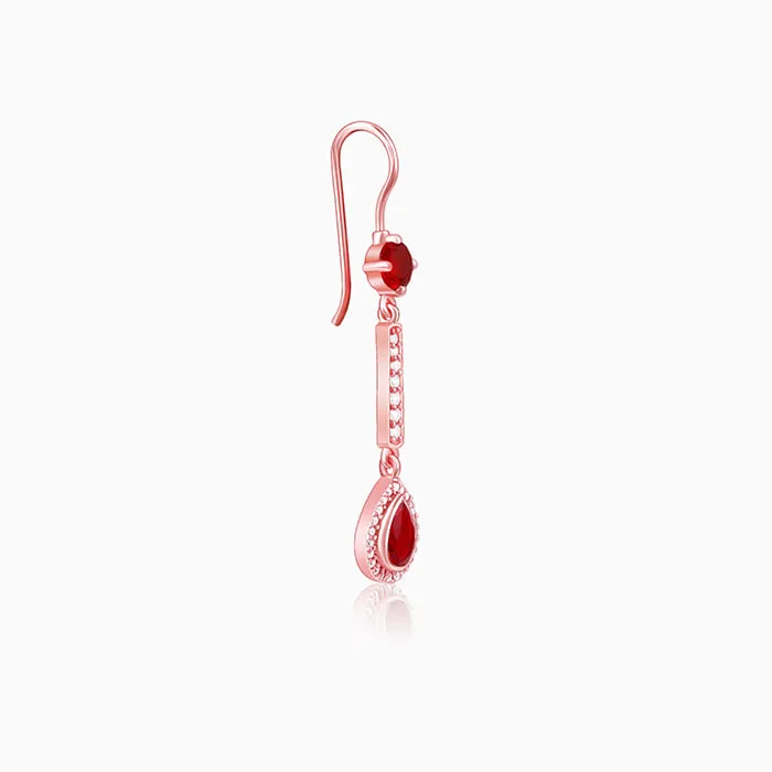Rose Gold Always Love Earrings