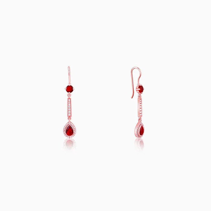 Rose Gold Always Love Earrings