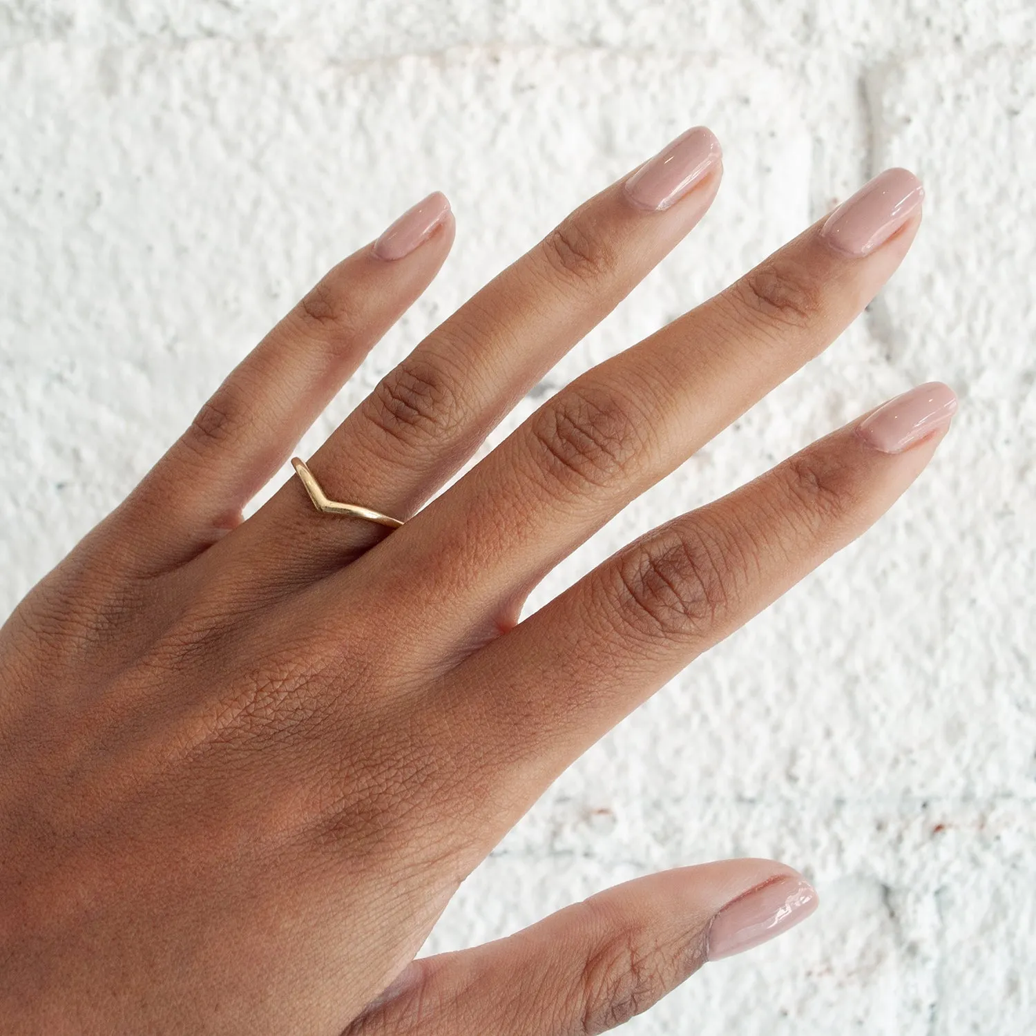 Rose Gold Archer Ring