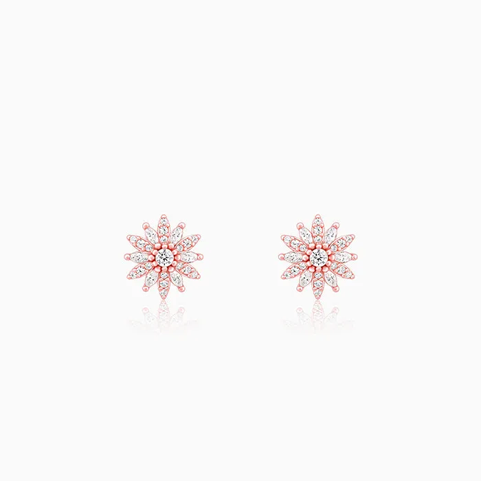 Rose Gold Fresh Flora Earrings