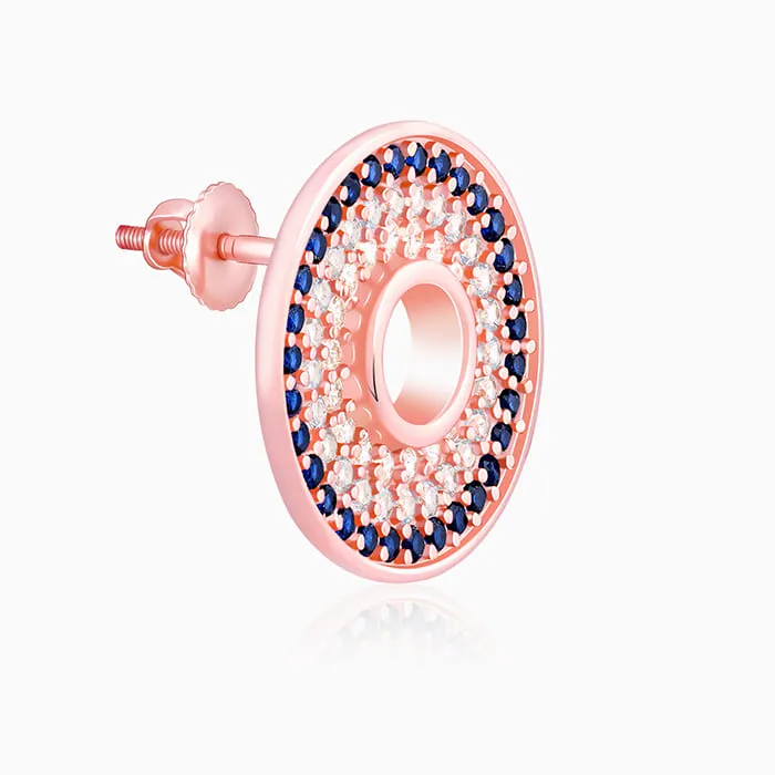 Rose Gold Glittering Joy Earrings