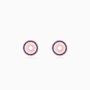Rose Gold Glittering Joy Earrings