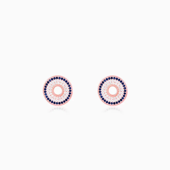 Rose Gold Glittering Joy Earrings