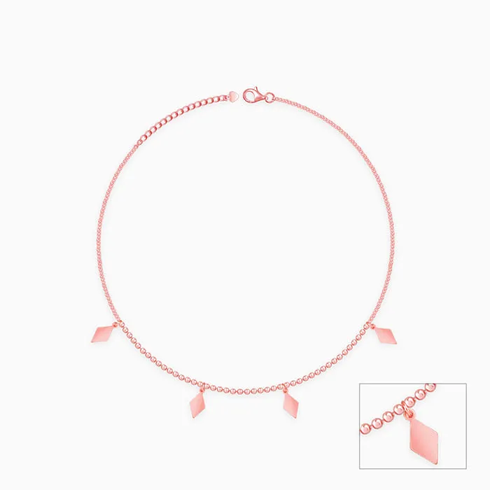 Rose Gold Kite Anklet