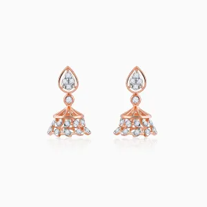 Rose Gold Luma Diamond Jhumki