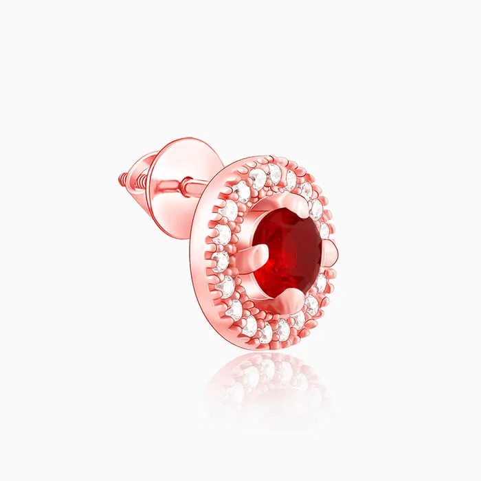 Rose Gold One And Only Earrings