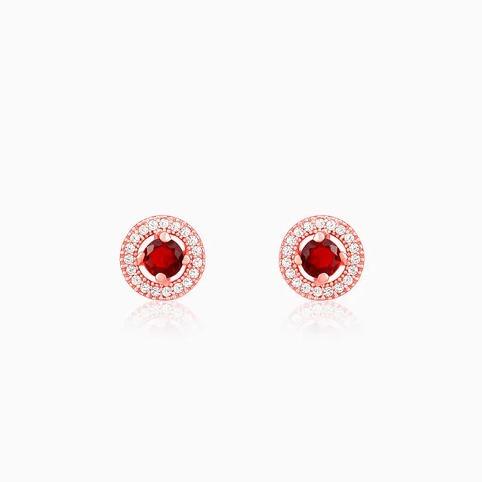 Rose Gold One And Only Earrings