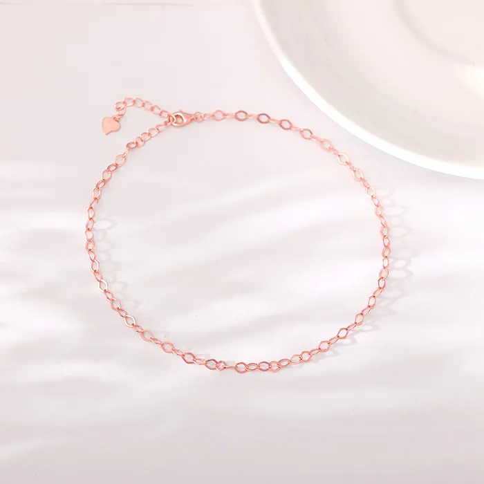 Rose Gold Stylish Anklet