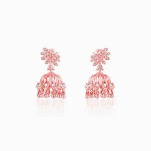 Rose Gold Sundar Mor Jhumki