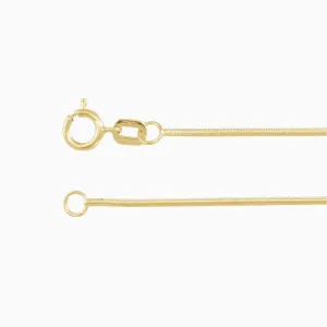 Rounded Snake Chain, 1mm