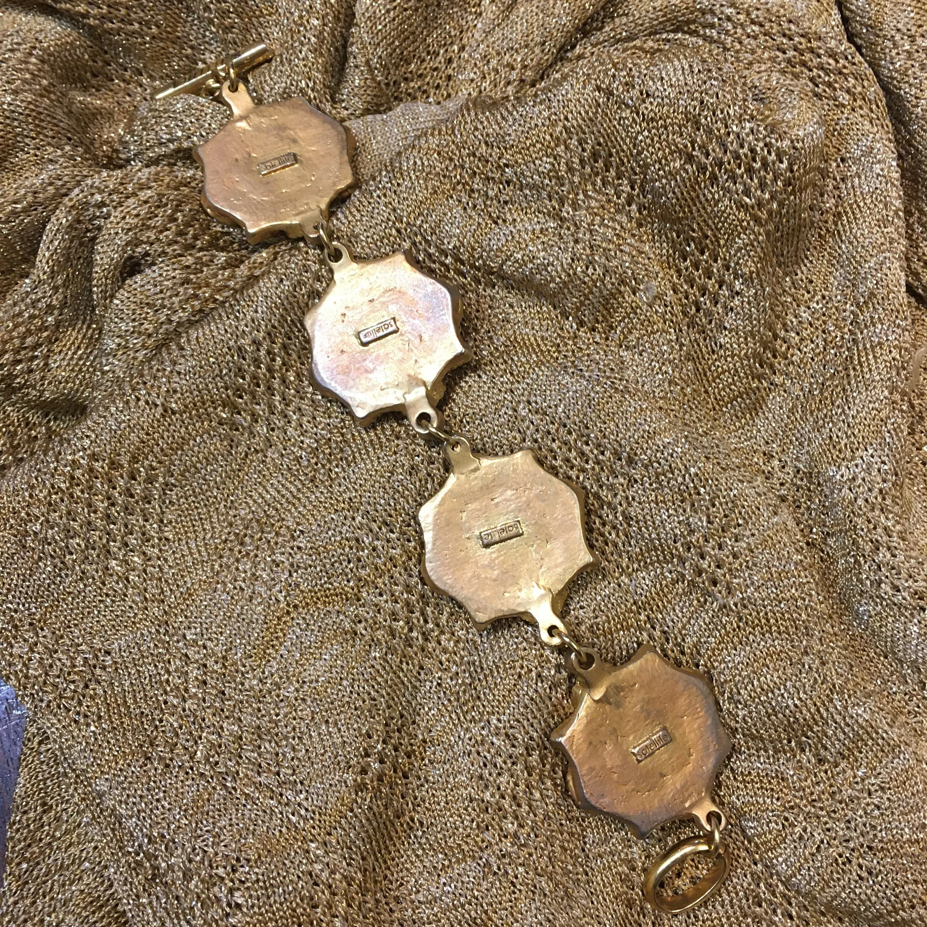 Satellite Pink Bracelet Orange Vintage