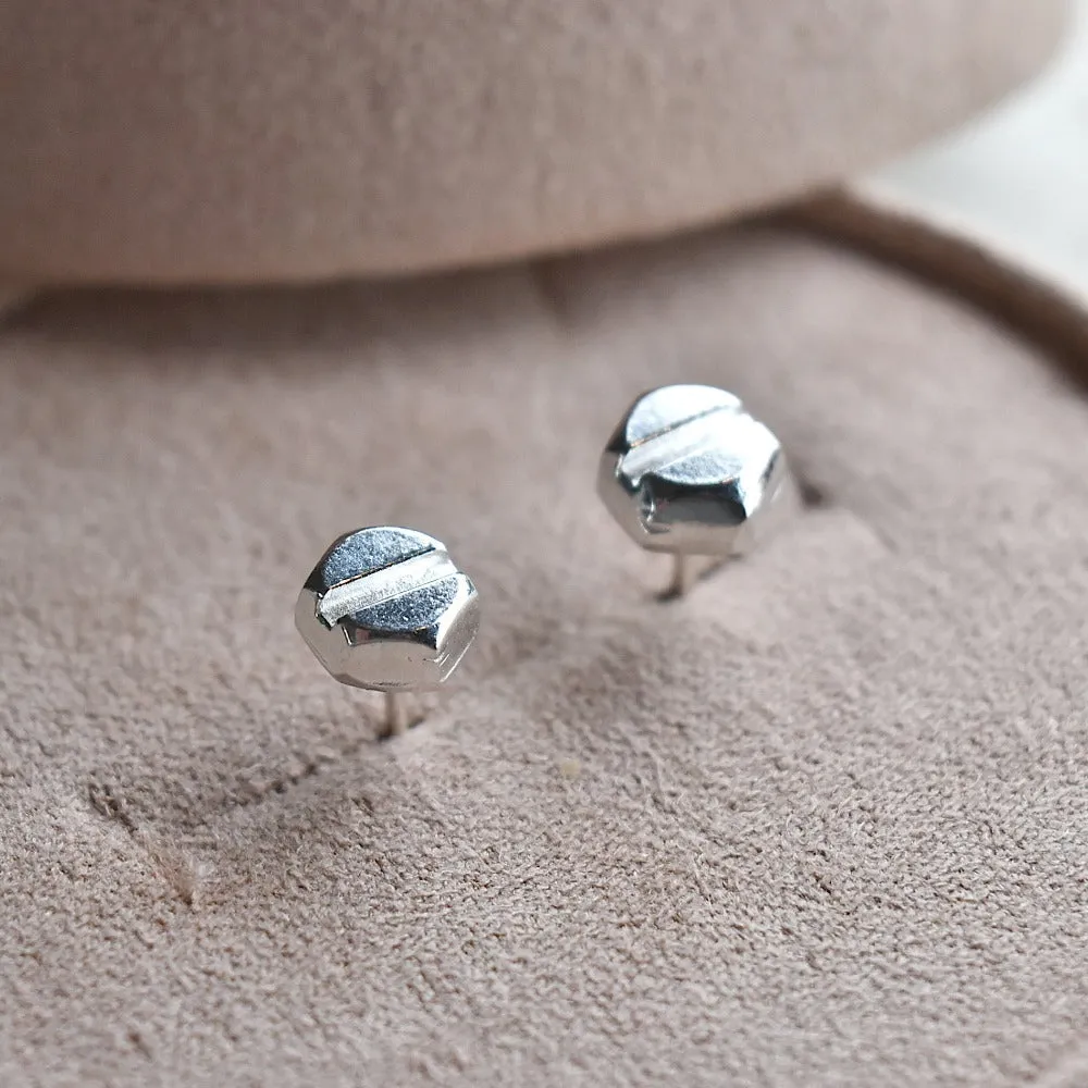 Screw Stud Earrings