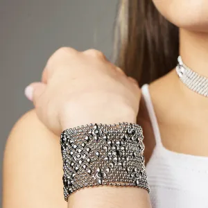 SG Liquid Metal B10Z?CN Chrome Finish Bracelet by Sergio Gutierrez