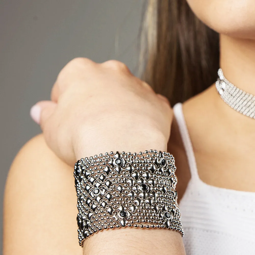 SG Liquid Metal B10Z?CN Chrome Finish Bracelet by Sergio Gutierrez