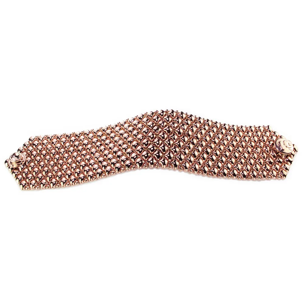 SG Liquid Metal B8 ?C RG Rose Gold Finish Bracelet by Sergio Gutierrez
