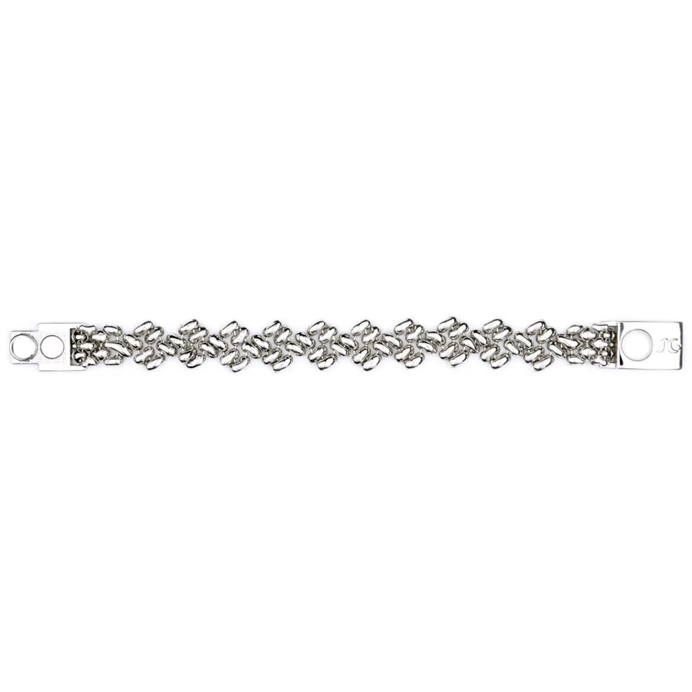 SG Liquid Metal B92-AS Antique Silver Bracelet by Sergio Gutierrez