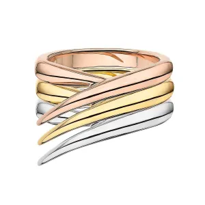 Shaun Leane Interlocking 18ct Rose Yellow and White Gold Ring Set