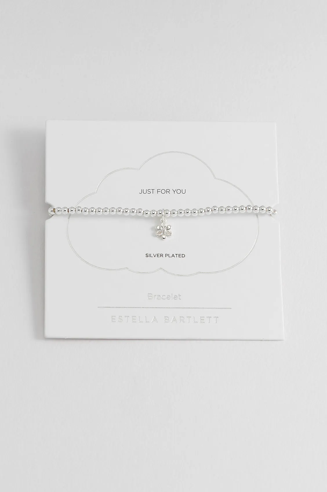 Sienna Beaded Open Petal Flower Charm Bracelet