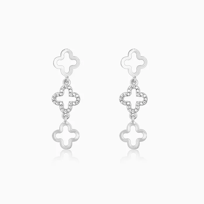 Silver Celtic Star Earrings