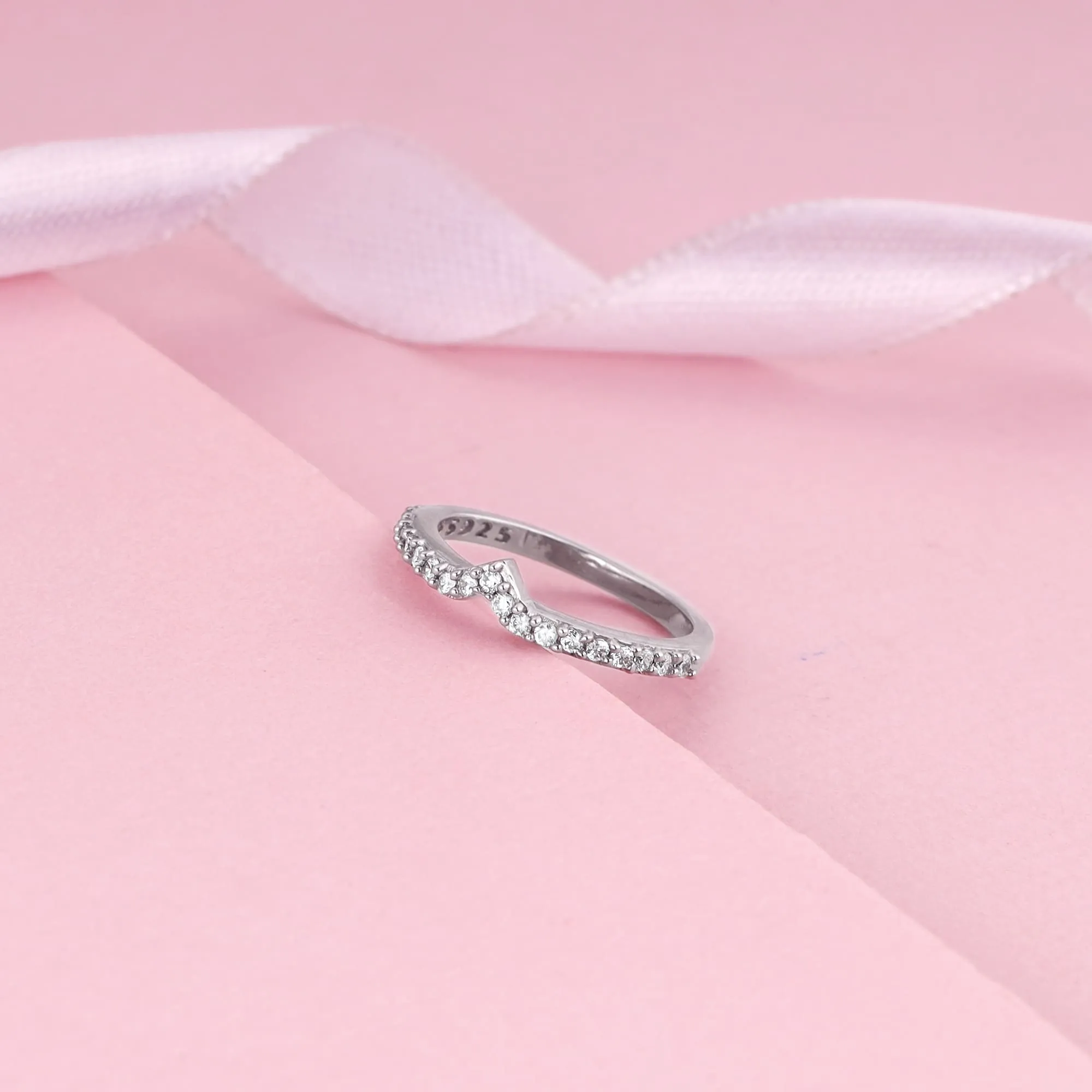 Silver Cupid Arrow Ring