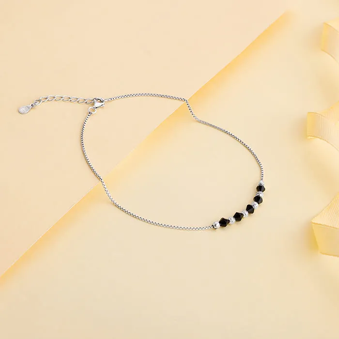 Silver Gypsy Gleams Anklet
