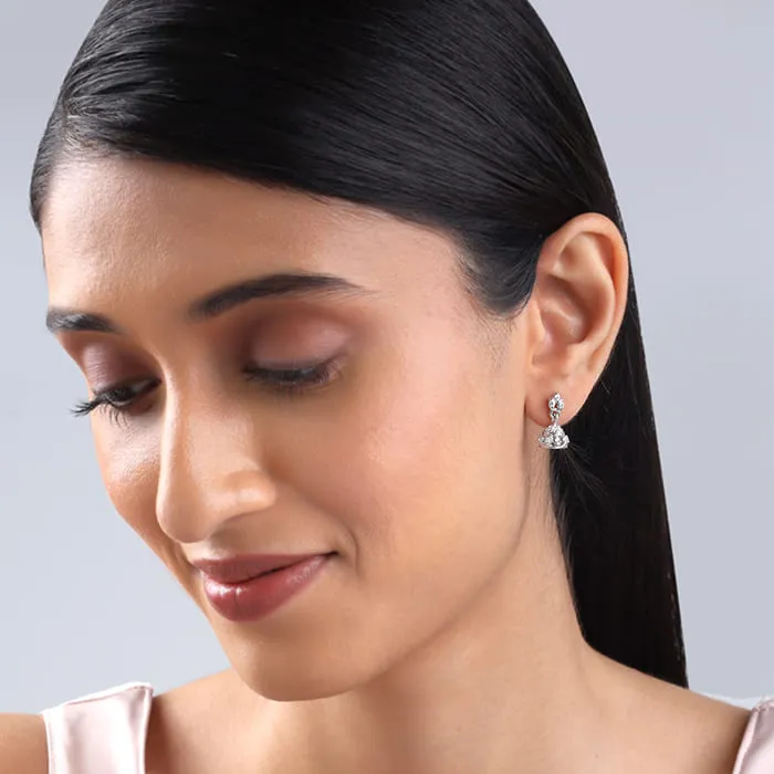 Silver Mithila Jhumki