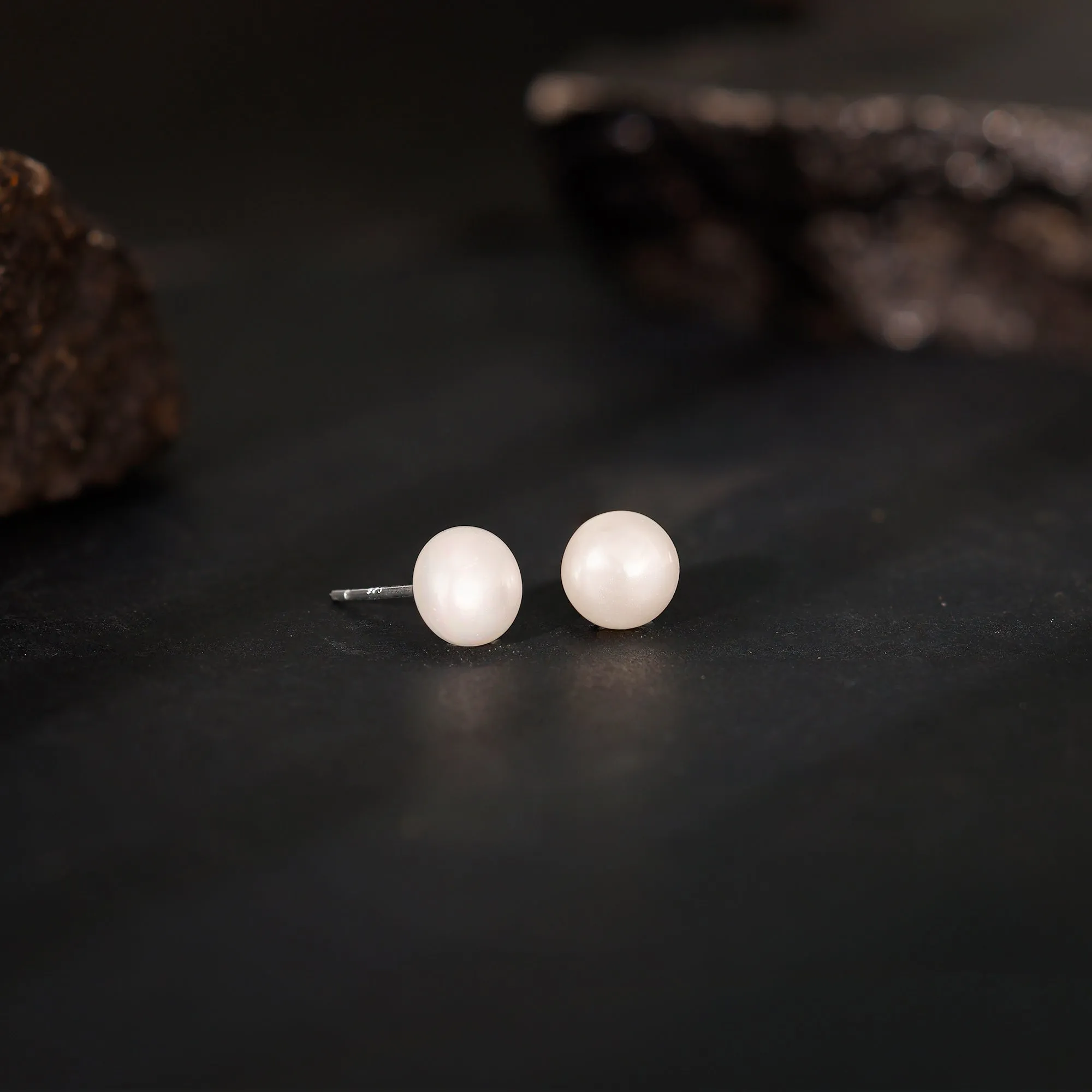 Silver Redefined Stud For Men
