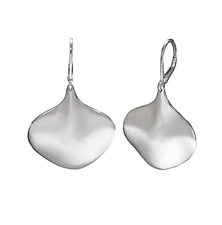 Smooth Gingko Earrings