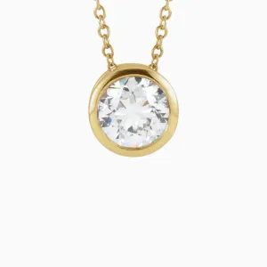 Solitaire Lab-Grown Diamond Necklace