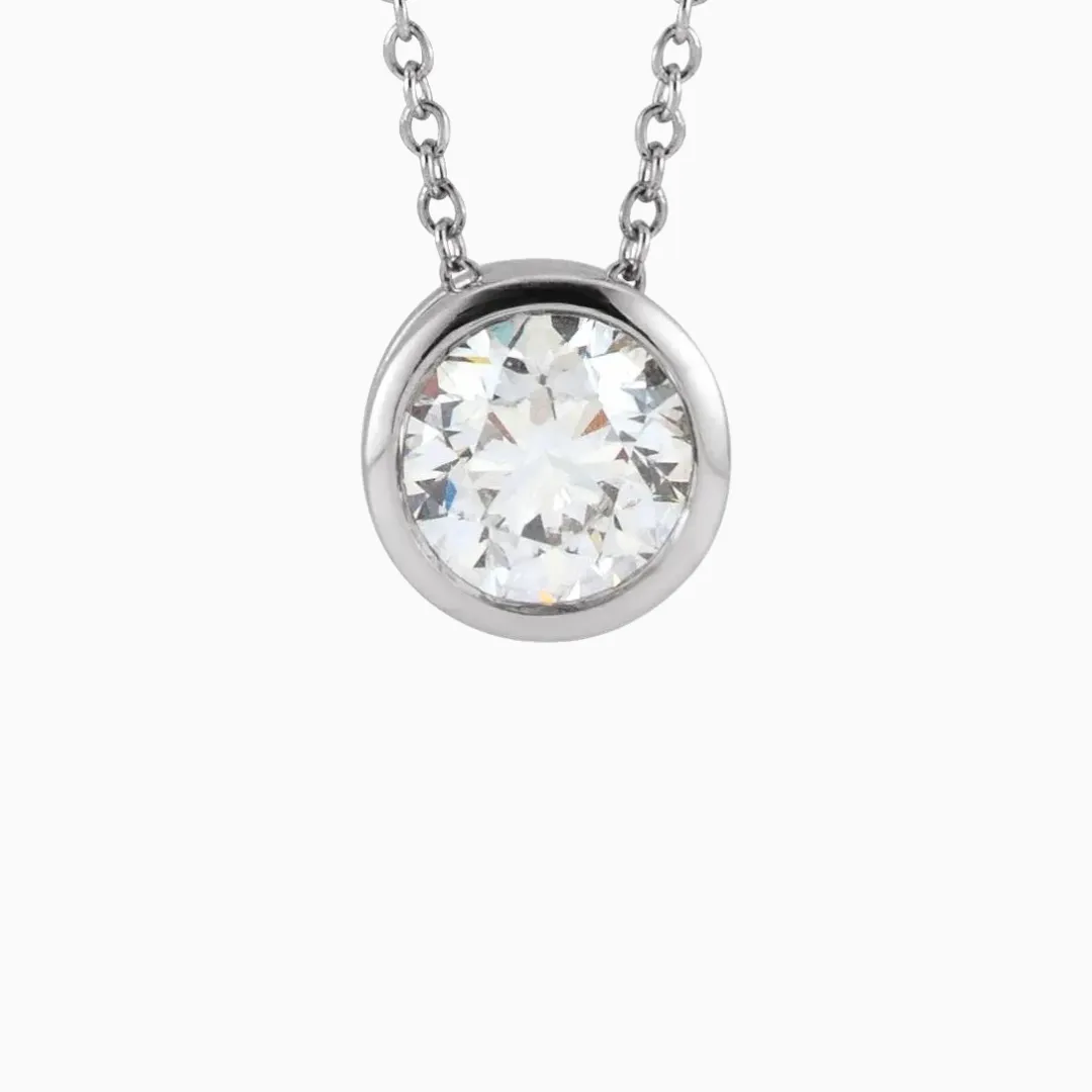Solitaire Lab-Grown Diamond Necklace