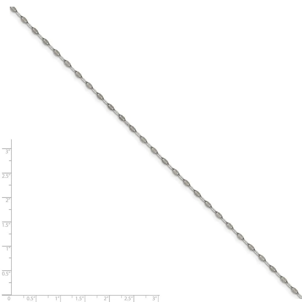 Stainless Steel Polished Fancy Link Chain | SRN1619