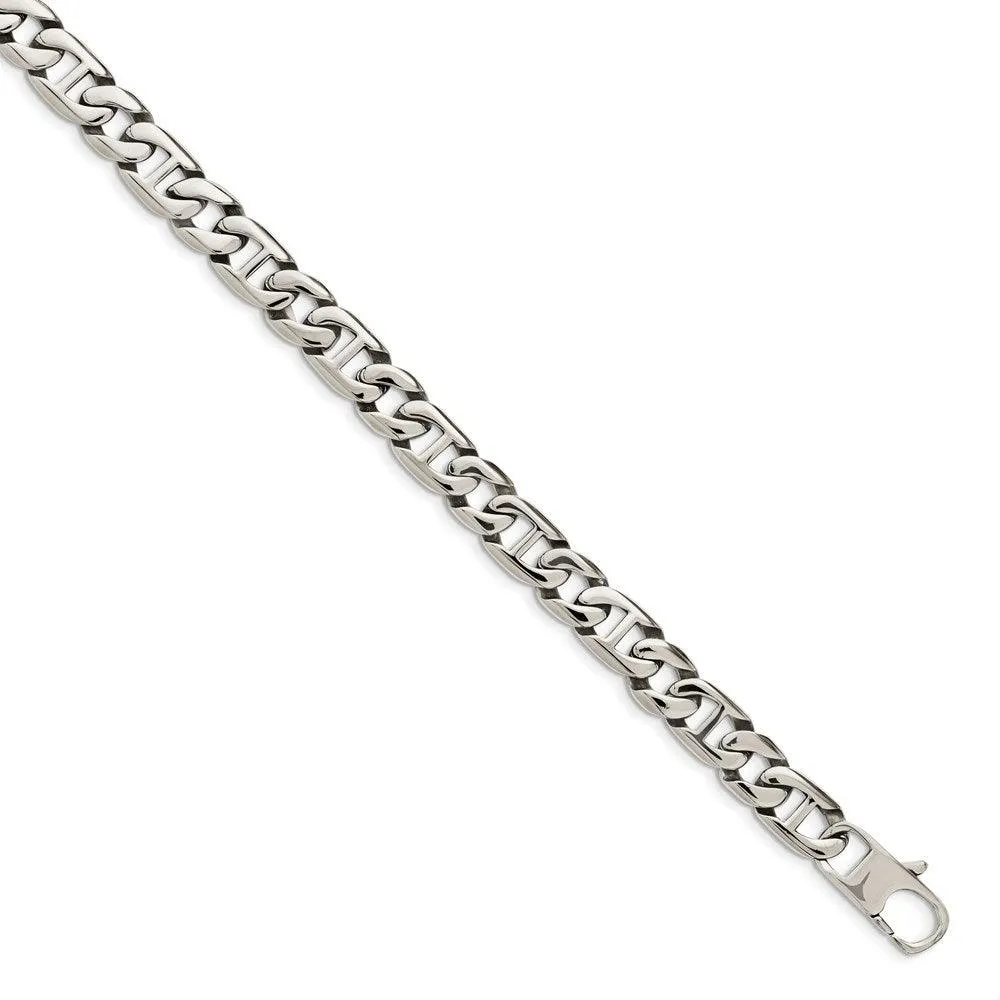 Stainless Steel Polished Links Necklace