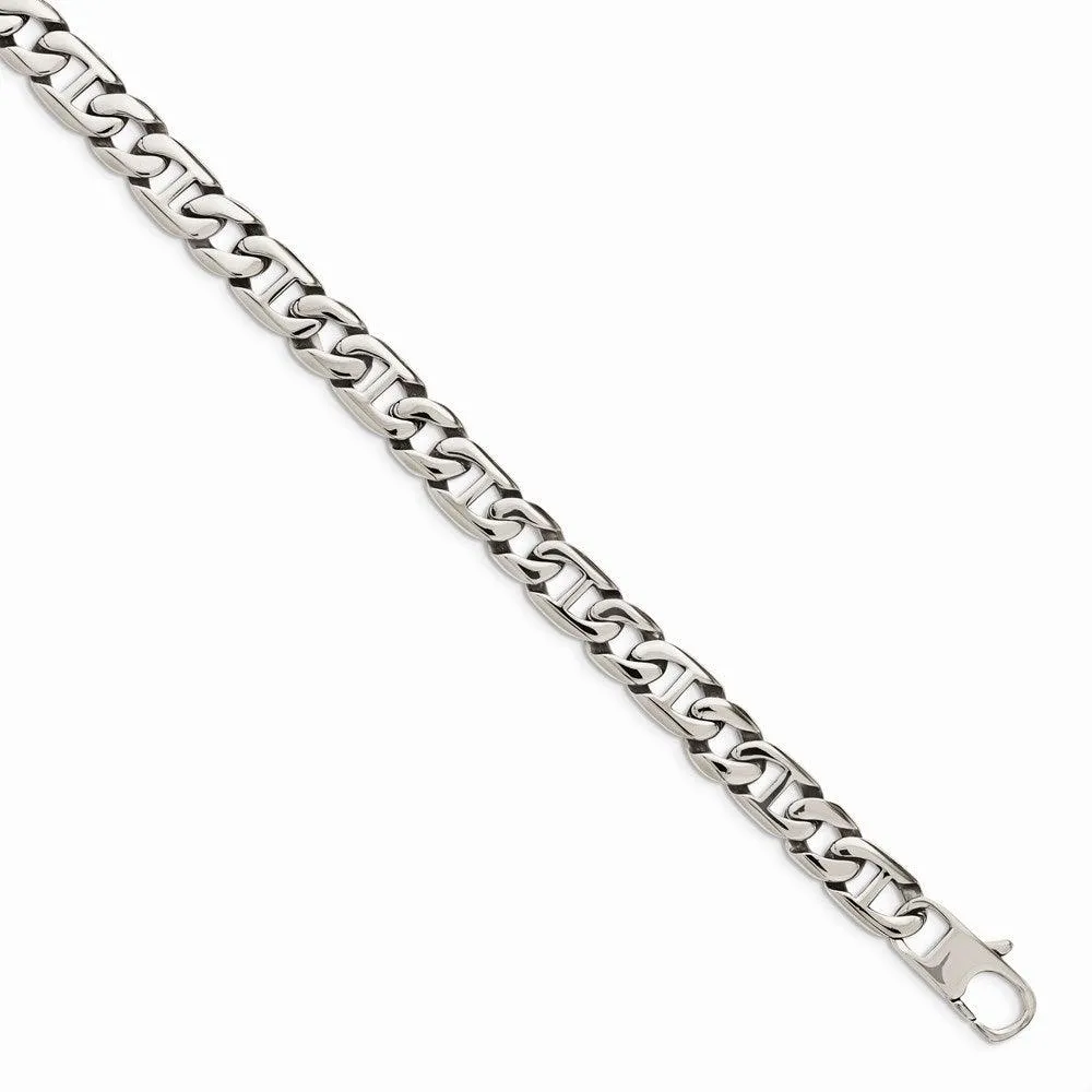 Stainless Steel Polished Links Necklace